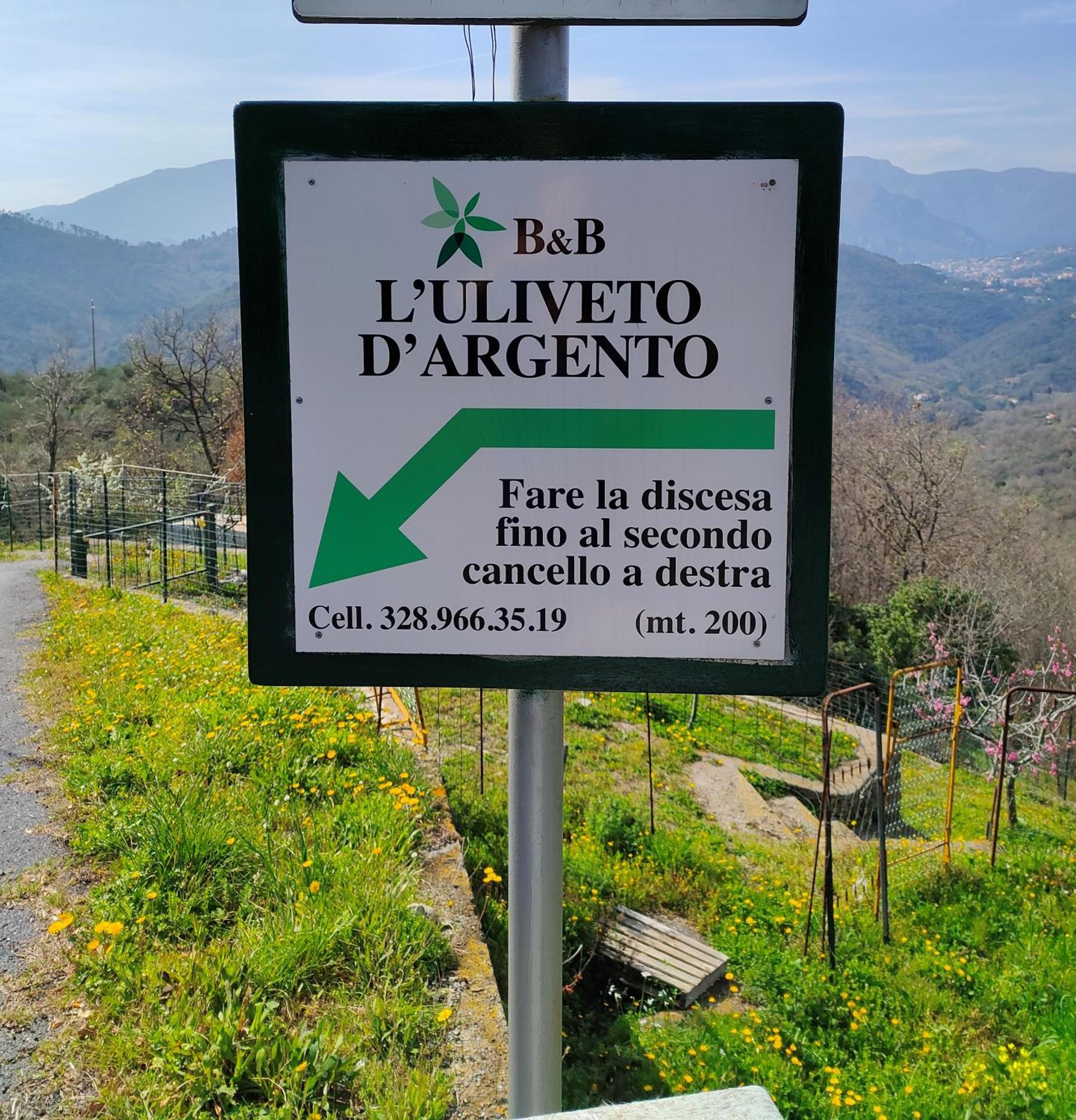 L'Uliveto D'Argento Bed & Breakfast Finale Ligure Eksteriør bilde